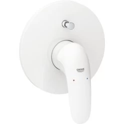 Grohe Einhand-Wannenarmatur Eurostyle Moonwhite