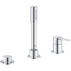 Grohe 3-Loch-Einhand-Wannenkombination Lineare Chrom