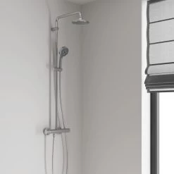 Grohe QuickFix Duschsystem Vitalio Start 160 Mit Thermostatbatterie Für Die Wandmontage -Grohe 4005176479939 26556000 2