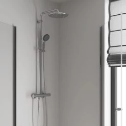 Grohe QuickFix Duschsystem Vitalio Start 250 Mit Thermostat Für Die Wandmontage -Grohe 4005176580642 26677000 4