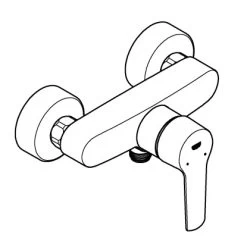 Grohe QuickFix Einhand-Duschbatterie Start Schwarz -Grohe 4005176782060 4520 AI 01