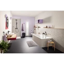 Grohe QuickFix Duschsystem Vitalio Start System 250 Schwarz Thermostatbatterie -Grohe 4005176782169 4520 AB 01