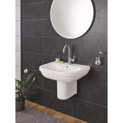 Grohe Halbsäule Euro Keramik Alpinweiß 4 Grohe Halbsäule Euro Keramik Alpinweiß – Bild 2