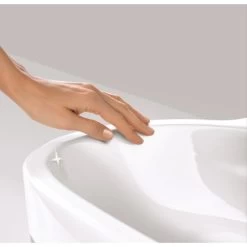 Grohe Wand-WC Euro Keramik Compact PureGuard Tiefspüler Spülrandlos Alpinweiß -Grohe 428870 4520 pureguard 01 9