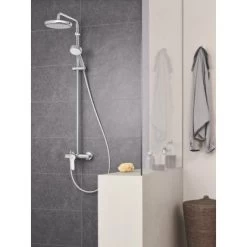 Grohe Duschsystem Tempesta Cosmopolitan 210 Chrom Mit Einhandmischer 7 Grohe Duschsystem Tempesta Cosmopolitan 210 Chrom Mit Einhandmischer -Grohe 4520 ZZH T26224C01 000 02