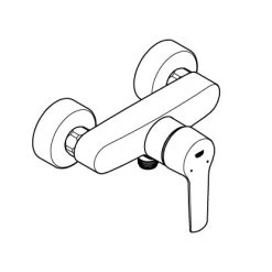 Grohe QuickFix Brausearmatur Start Für Die Wandmontage -Grohe 5036413 Z01