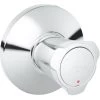 Grohe UP-Ventil Oberbau Costa Chrom Markierung Rot