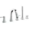 Grohe 5-Loch-Wannenkombination Grandera Chrom -Grohe 518016 4520 19919000