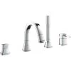 Grohe 4-Loch-Einhand-Wannenkombination Grandera Chrom -Grohe 518024 4520 19936000