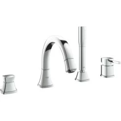 Grohe 4-Loch-Einhand-Wannenkombination Grandera Chrom
