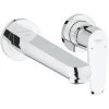 Grohe 2-Loch-Waschtischbatterie Eurodisc Cosmopolitan Ausladung 22,5 Cm Chrom