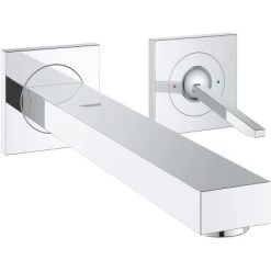 Grohe 2-Loch-Waschtischbatterie Eurocube Joy Ausladung 23 Cm Chrom