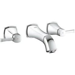 Grohe 3-Loch-Waschtischbatterie Grandera Chrom Ausladung 177 Mm