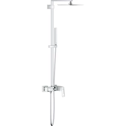 Grohe Duschsystem Mit Einhandmischer Euphoria Cube System 230 Chrom 3 Grohe Duschsystem Mit Einhandmischer Euphoria Cube System 230 Chrom