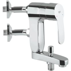 Grohe Vertica-Einhand-Wannenbatterie Eurostyle Cosmopolitan Anschlusswinkel 45°