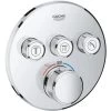 Grohe Thermostat Grohtherm SmartControl Mit 3 Absperrventilen Chrom Rund -Grohe 518767 4520 29121000