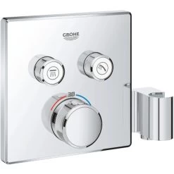 Grohe Thermostat Grohtherm SmartControl 2 Absperrventile Chrom Mit Brausehalter