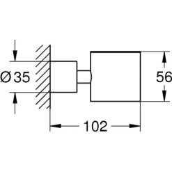 Grohe Halter Atrio Chrom -Grohe 5208202 4520 100070972 2