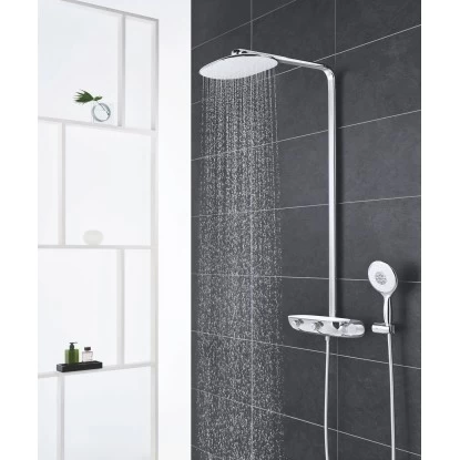 Grohe Duschsystem Rainshower System SmartControl 360 Mono Moon White 4 Grohe Duschsystem Rainshower System SmartControl 360 Mono Moon White – Bild 2