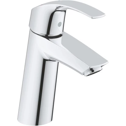Grohe Einhand-Waschtischbatterie Eurosmart M-Size Glatter Körper Chrom 3 Grohe Einhand-Waschtischbatterie Eurosmart M-Size Glatter Körper Chrom