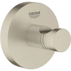 Grohe Bademantelhaken Essentials Nickel Gebürstet