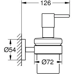 Grohe Seifenspender Mit Halter Essentials Supersteel 5 Grohe Seifenspender Mit Halter Essentials Supersteel -Grohe 5309398 4520 1930340 1