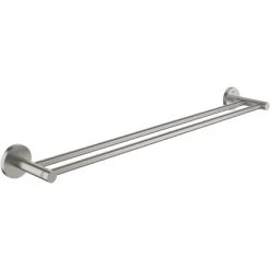 Grohe Doppel-Badetuchhalter Essentials Supersteel