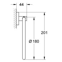 Grohe Handtuchring Essentials -Grohe 727582 4520 2
