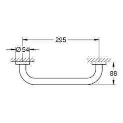 Grohe Wannengriff Essentials 29,5 Cm -Grohe 727592 4520 2