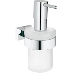 Grohe Seifenspender Mit Halter Essentials Cube