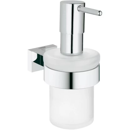 Grohe Seifenspender Mit Halter Essentials Cube 3 Grohe Seifenspender Mit Halter Essentials Cube