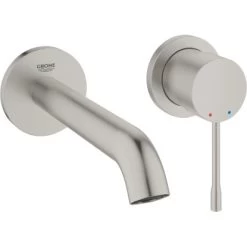Grohe 2-Loch-Waschtischbatterie Essence Supersteel