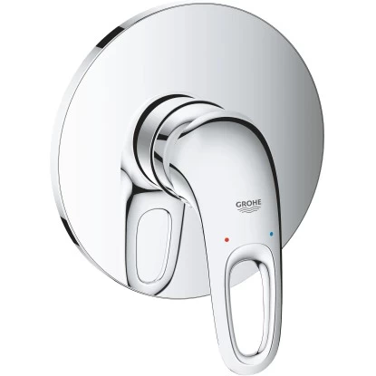 Grohe Einhand-Brausebatterie Eurostyle Offener Hebel Chrom 3 Grohe Einhand-Brausebatterie Eurostyle Offener Hebel Chrom