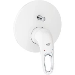 Grohe Einhand-Wannenbatterie Eurostyle Offener Hebel Moon White