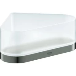 Grohe Eck-Duschablage Selection Hard Graphite Gebürstet