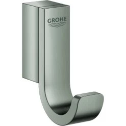 Grohe Bademantelhaken Selection Einfach Hard Graphite Gebürstet