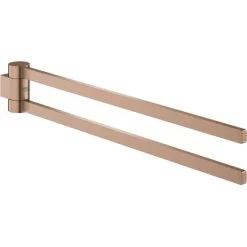 Grohe Handtuchhalter Selection 2-armig Schwenkbar Warm Sunset Gebürstet