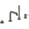 Grohe Einhand-Wannenkombination 4-Loch Essence Hard Graphite Gebürstet 1 Grohe Einhand-Wannenkombination 4-Loch Essence Hard Graphite Gebürstet -Grohe 964489 4520 19578AL1