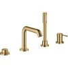 Grohe Einhand-Wannenkombination 4-Loch Essence Cool Sunrise -Grohe 964560 4520 19578GL1