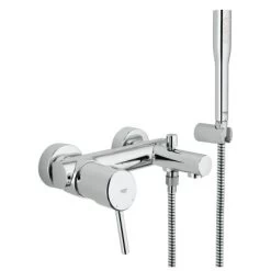 Grohe Einhand-Wannenbatterie Concetto DN 15 Mit Brausegarnitur