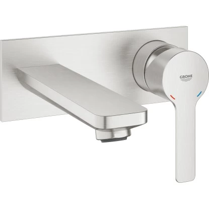 Grohe 2-Loch-Waschbeckenarmatur Lineare Supersteel 3 Grohe 2-Loch-Waschbeckenarmatur Lineare Supersteel