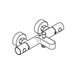 Grohe QuickFix Precision Get Thermostat-Wannenbatterie DN 15 -Grohe mostatWannenbatterieDN15 9 1