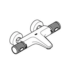 Grohe QuickFix Precision Feel Thermostat-Wannenbatterie DN 15 -Grohe ostatWannenbatterieDN15 11